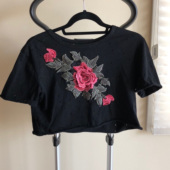 Flower crop short sleeve - Picture 2 of 4